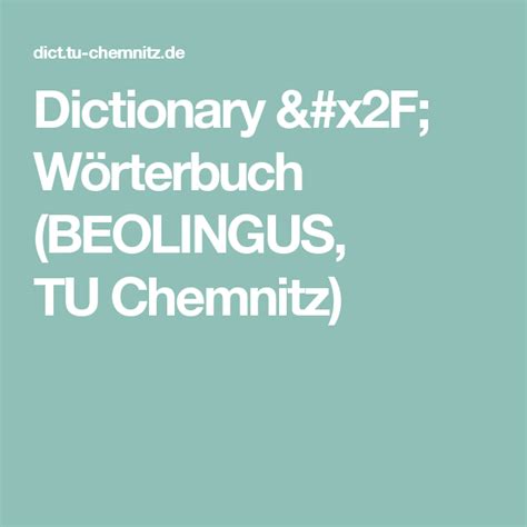 Keilabsätze : Dictionary / Wörterbuch (BEOLINGUS, TU Chemnitz).